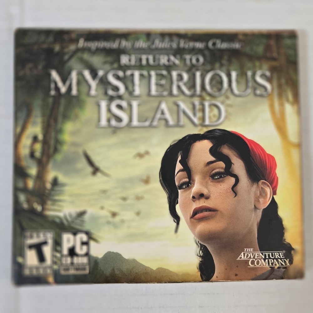 Return to Mysterious Island PC Game 2004 Complete 2 Disc Set Jules Verne Retro